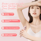 Rasoir Électrique Femme 2-en-1 Zones Sensibles