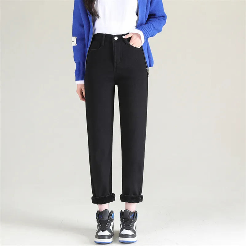 Jean femme coupe discount droite taille haute
