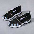 Chaussures Slip-On de Marche à Enfiler en Marille Respirante