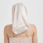 Bonnet de Nuit en Soie de Mûrier pour Cheveux Longs