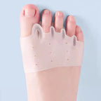 4x Coussinets en Silicone pour l'avant-pied - Alignement des orteils