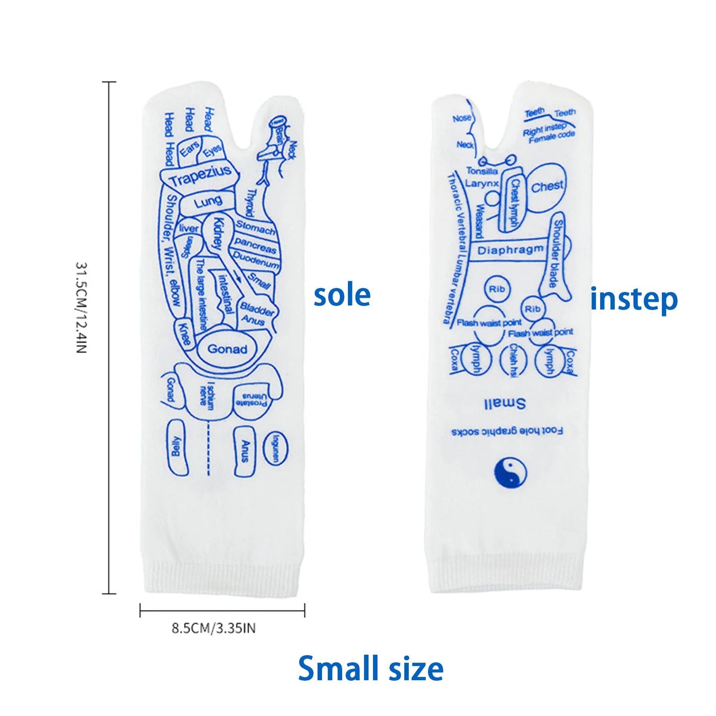 Chaussettes de Réflexologie Plantaire - Accessoires OFFERTS