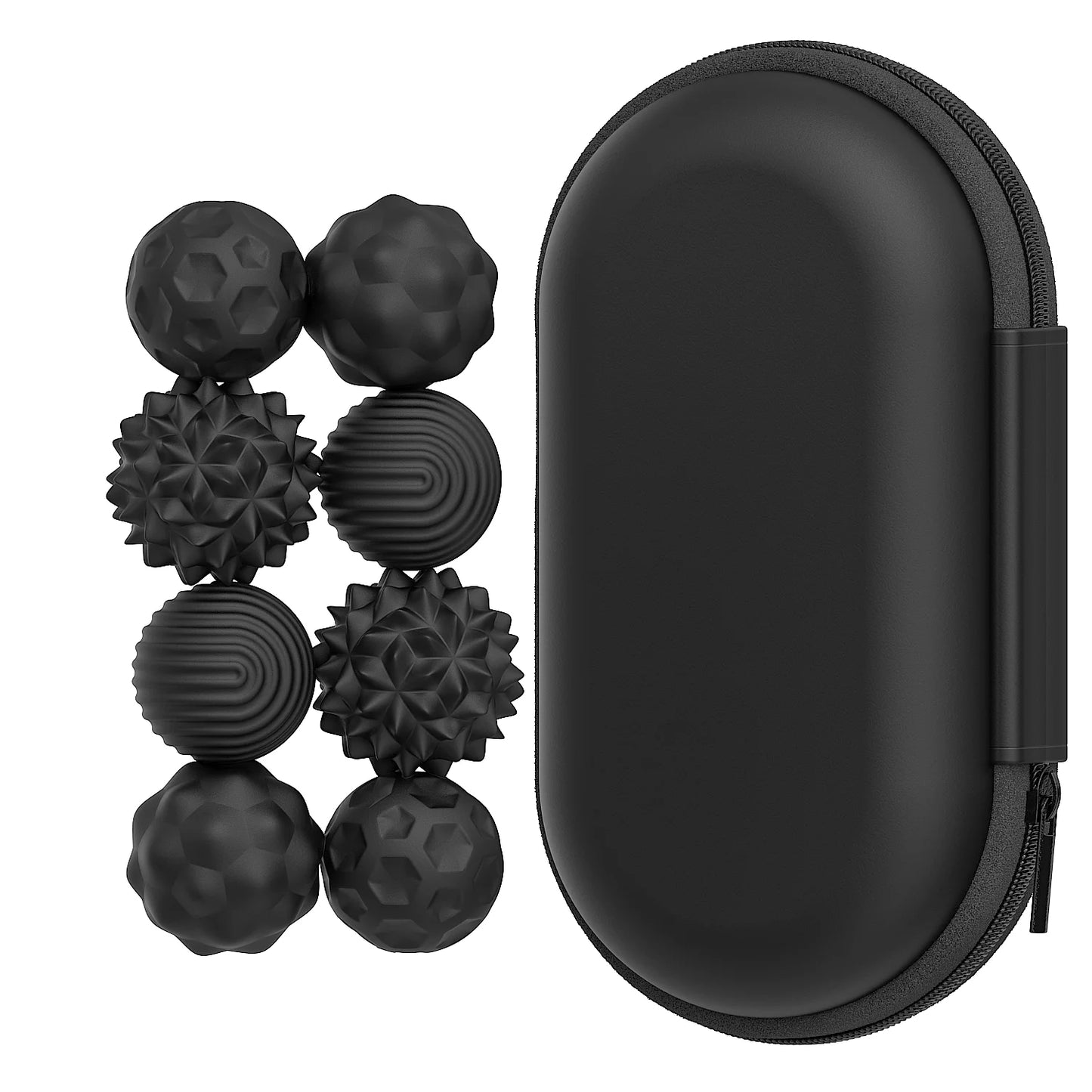 8x Boules Sensorielles Magnétiques en Silicone - Anti-Stress & Concentration