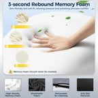 Coussin ORTHO 2 en 1 pour Coccyx & Lombaires à Mémoire de Forme