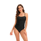 Maillot de Bain Débardeur à Bretelles Amovibles et Réglables