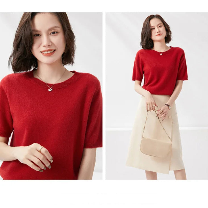 Top Classique Tricoté Femme – Plusieurs Couleurs