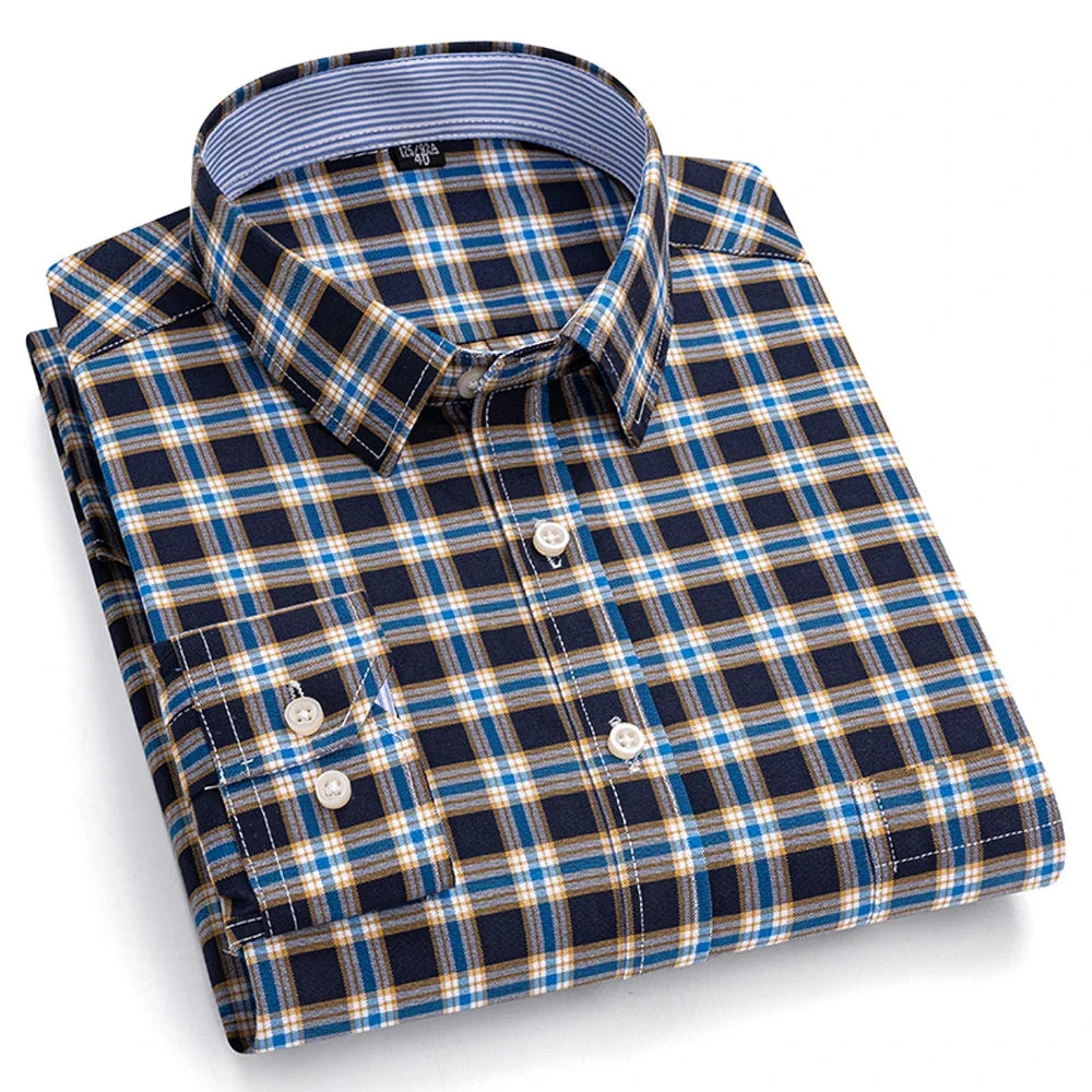 Intims - Chemise Décontractée à Carreaux/Rayures en Coton pour Hommes - 31452FR