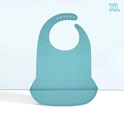 Bavoir Repas Adulte en Silicone – Imperméable & Profond