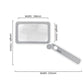 Loupe Pliable Haute Définition 10 LEDs - Rechargeable