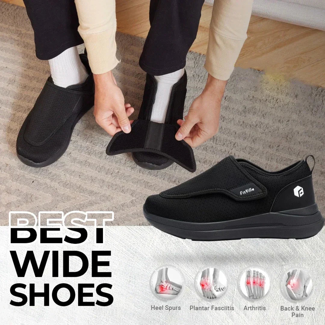 Chaussures pour diabétiques extra-larges pour pieds gonflés