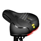 Selle de vélo Confort extrême avec feu arrière intégré