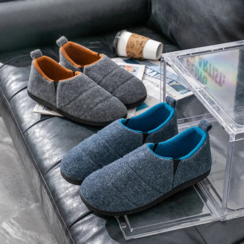 Chaussons Chauds Antidérapants pour Homme