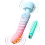WANDY - Vibromasseur Chauffant pour Femme – Double Stimulations Intime avec Vibrations & Chauffage