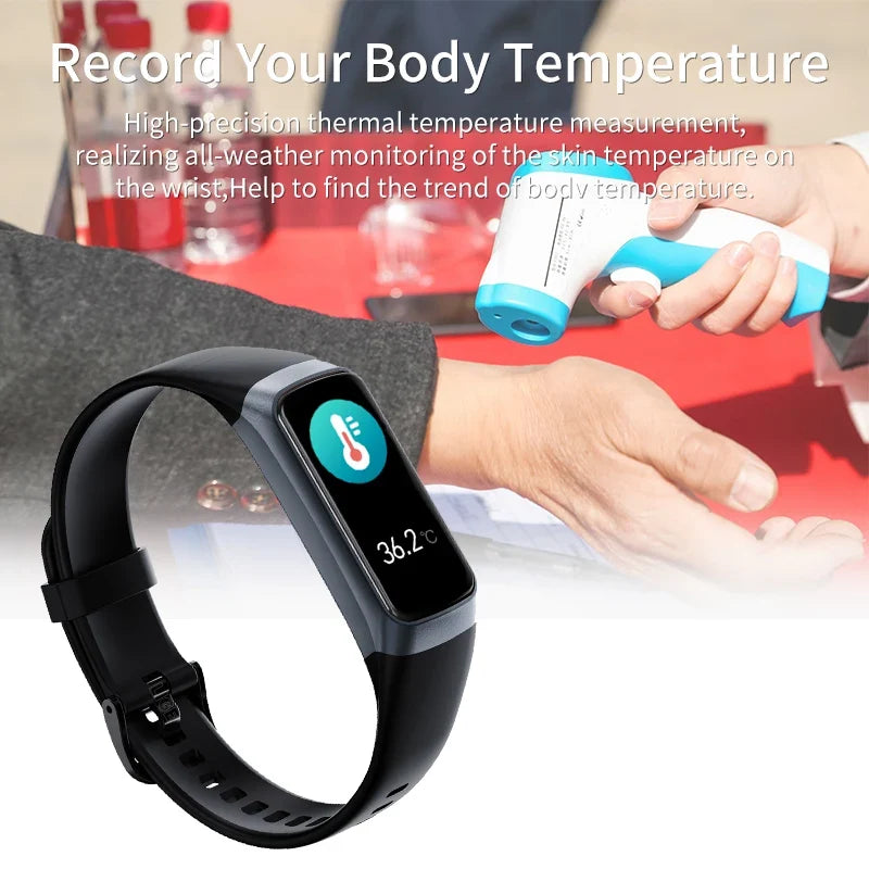 Montre Connectée AMOLED – Smartwatch Étanche avec Suivi Sport et Fréquence Cardiaque