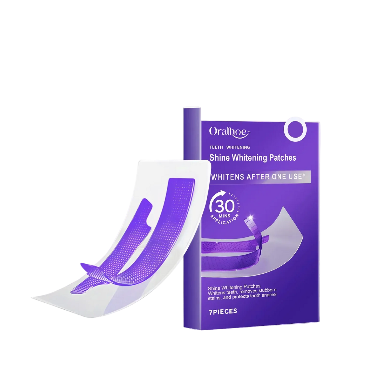 14x Bandes de Blanchiment Dentaire au Gel Violet - EXPRESS' 30min