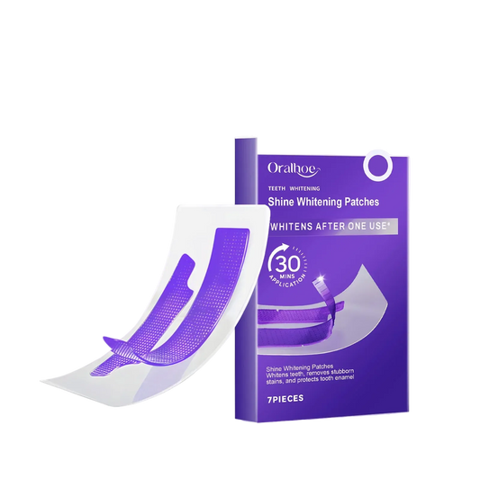 14x Bandes de Blanchiment Dentaire au Gel Violet - EXPRESS' 30min