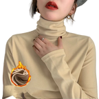 Col Roulé Thermique avec Doublure Polaire - Femme