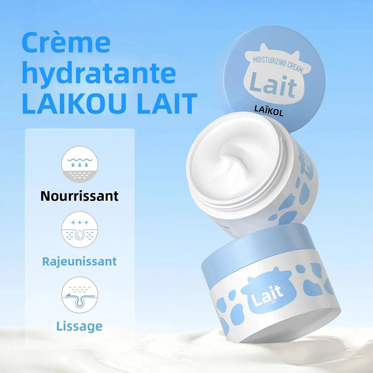 Kit Routine Soins 5PCS Hydratant Lait & Beurre de Karité