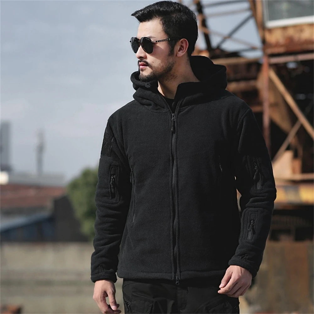 Polaire Militaire à Capuche Thermique & Tactique