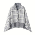 Châle Plaid 2 en 1 - Chaleur et Douceur