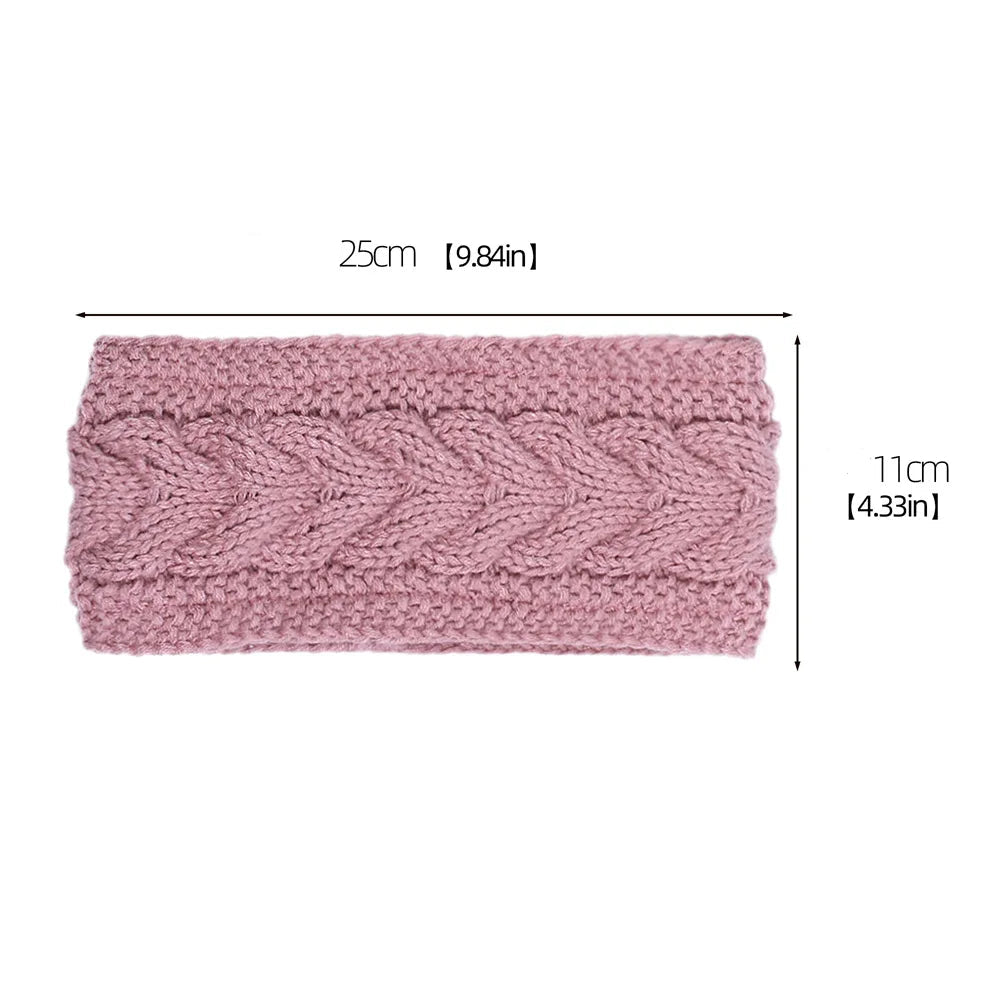 Bandeau KeepWarm Torsadé Doublure Fausse Fourrure Chaude