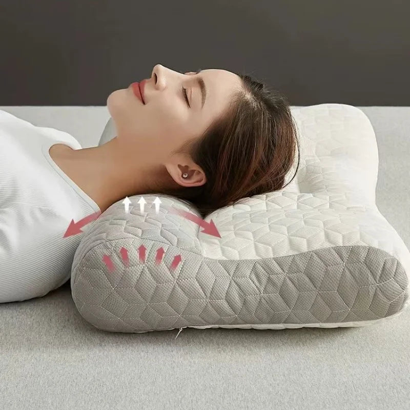 Oreiller Cervical Ergonomique - Soutien Nuque & Tête