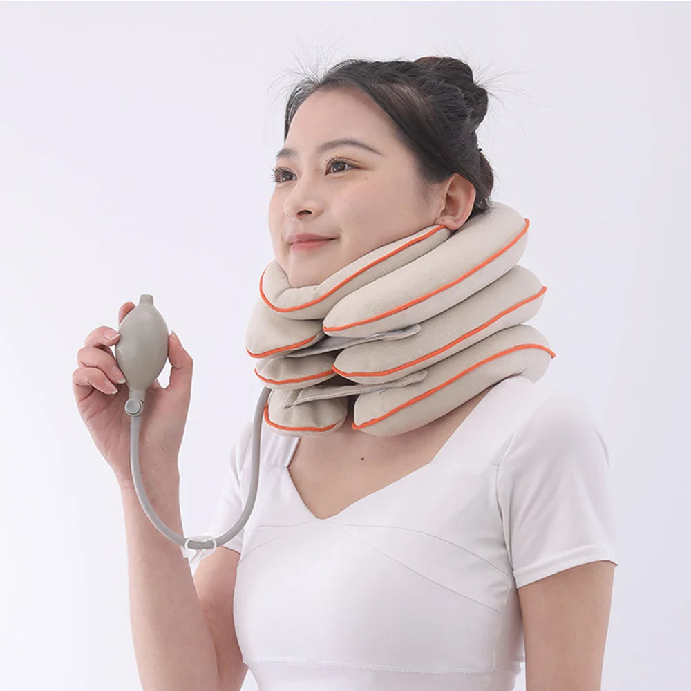 Coussin Cervical Gonflable pour Soulager les Douleurs