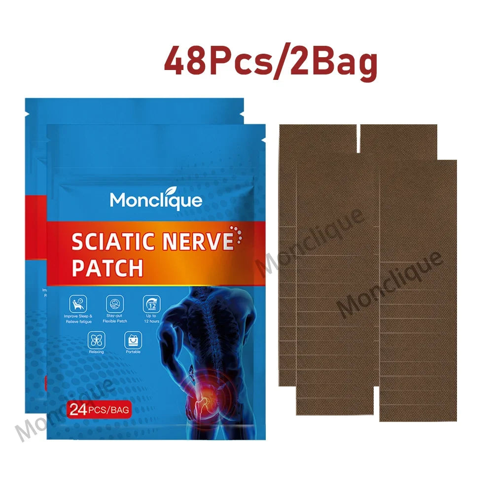 Lot de 24 Patchs Anti-Inflammatoires pour Sciatique
