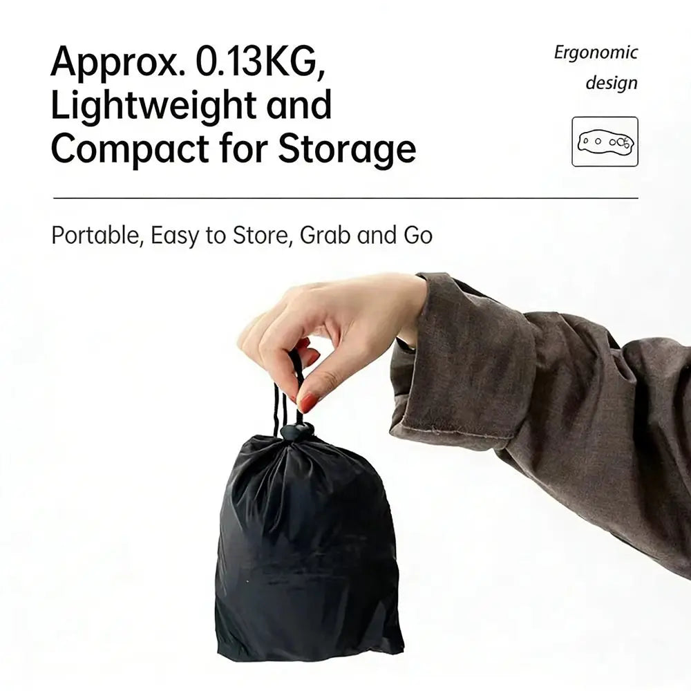 Coussin Lombaire Gonflable Portable – Soutien Réglable avec Sac de Rangement