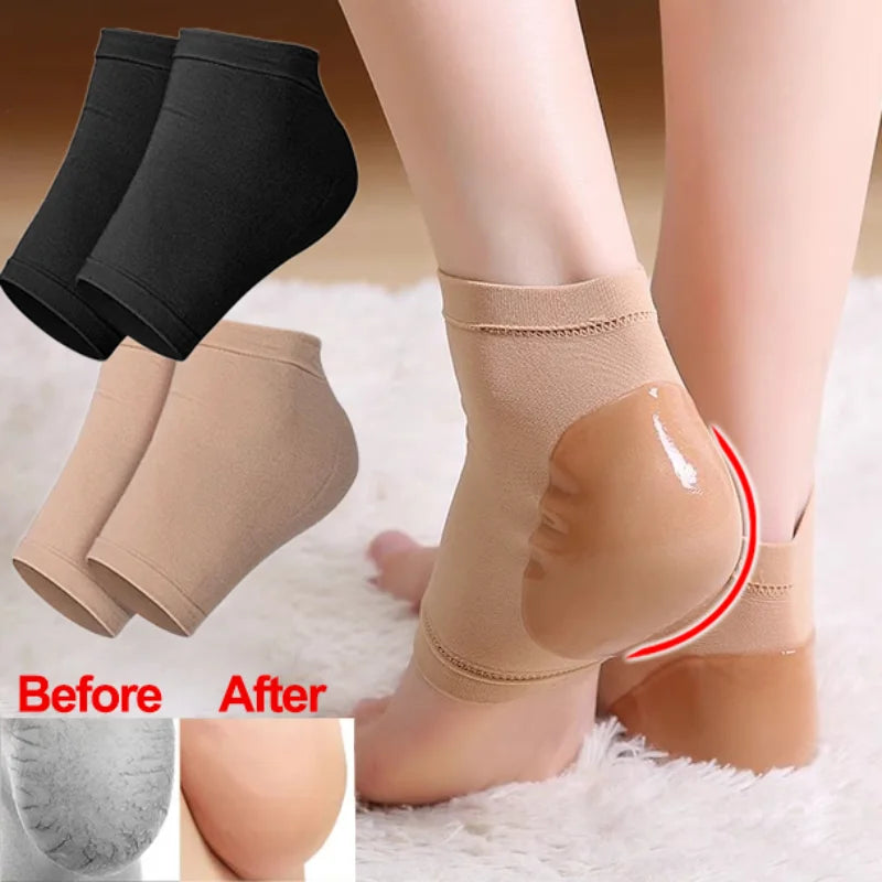 Lot de 3 Paires de Chaussettes à Talon en gel - Fasciite Plantaire