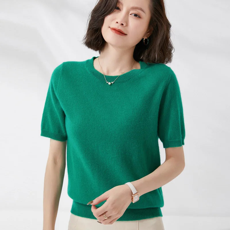 Top Classique Tricoté Femme – Plusieurs Couleurs
