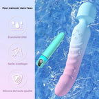 WANDY - Vibromasseur Chauffant pour Femme – Double Stimulations Intime avec Vibrations & Chauffage