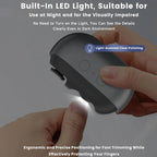 Coupe Ongles Ponceur Électrique Multifonctions à LED