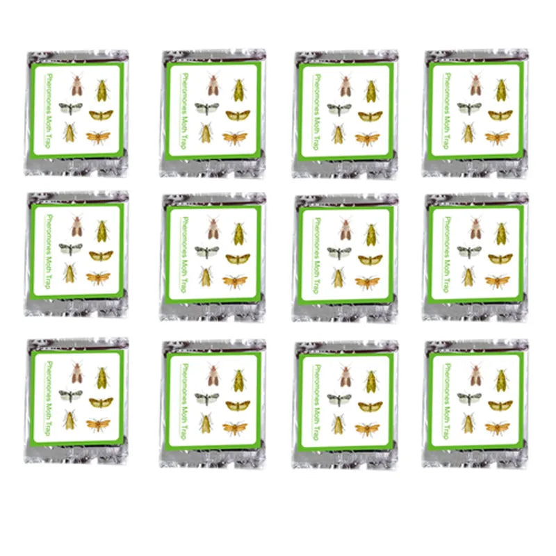 Lot de 6 Pièges Autocollants Anti-Mites Pour Vêtements