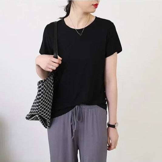 Ensemble de Pyjama en Modal Fluide Femme - Printemps