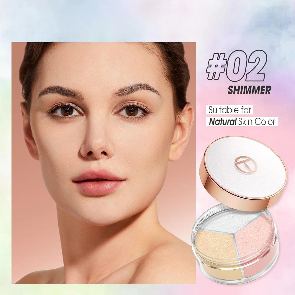Poudre de Maquillage Correctrice Anti-rougeur