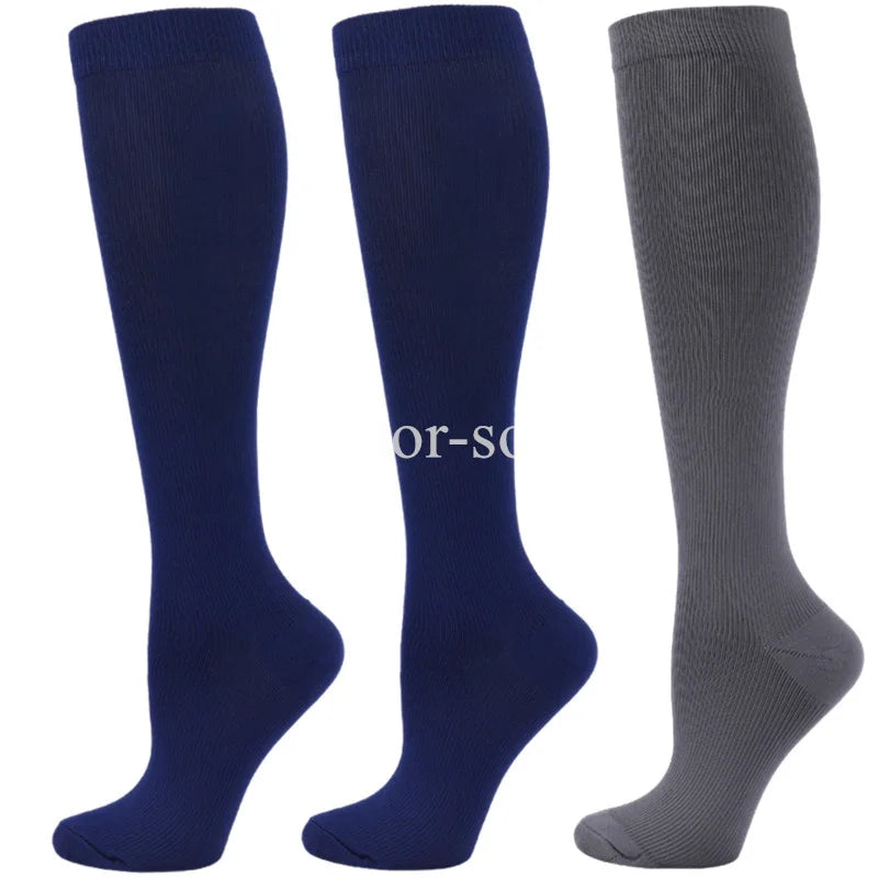 2 paires de Chaussettes de Compression – Circulation Améliorée + 1 paire OFFERTE