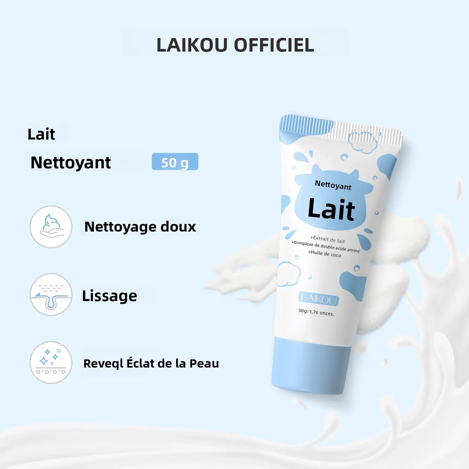 Kit Routine Soins 5PCS Hydratant Lait & Beurre de Karité