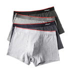Lot de 4 Boxers Rayés en Coton Biologique