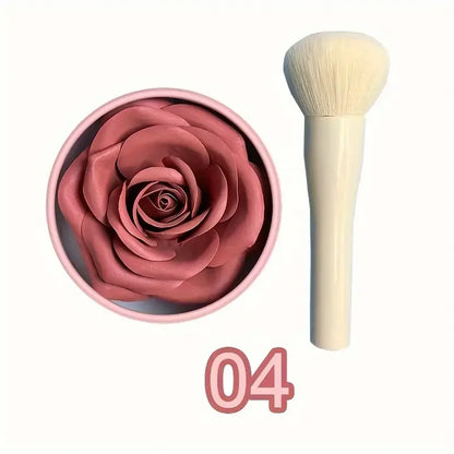 Fard à Joue en Forme de Rose - Idée Cadeau + Pinceau OFFERT