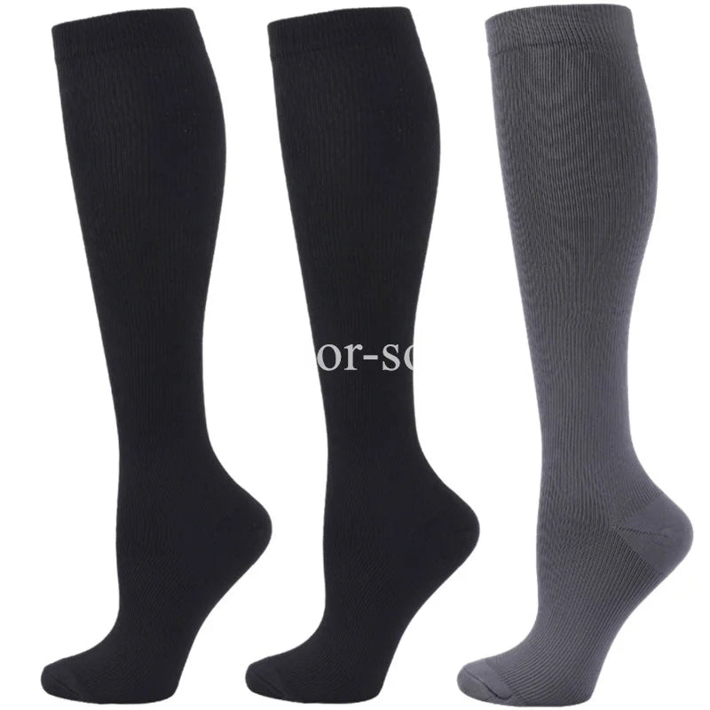 2 paires de Chaussettes de Compression – Circulation Améliorée + 1 paire OFFERTE