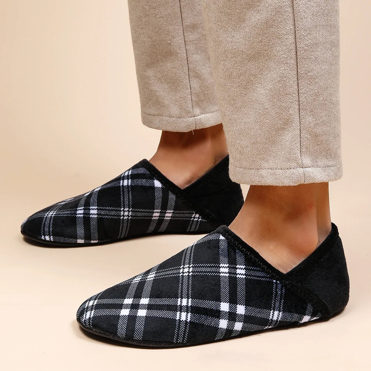 Pantoufles Homme à Style Charentaises – Chauds, Souples, Légers & Semelle Antidérapante – Confort pour la Maison