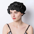 Bonnet de Nuit en Soie de Mûrier pour Cheveux Longs