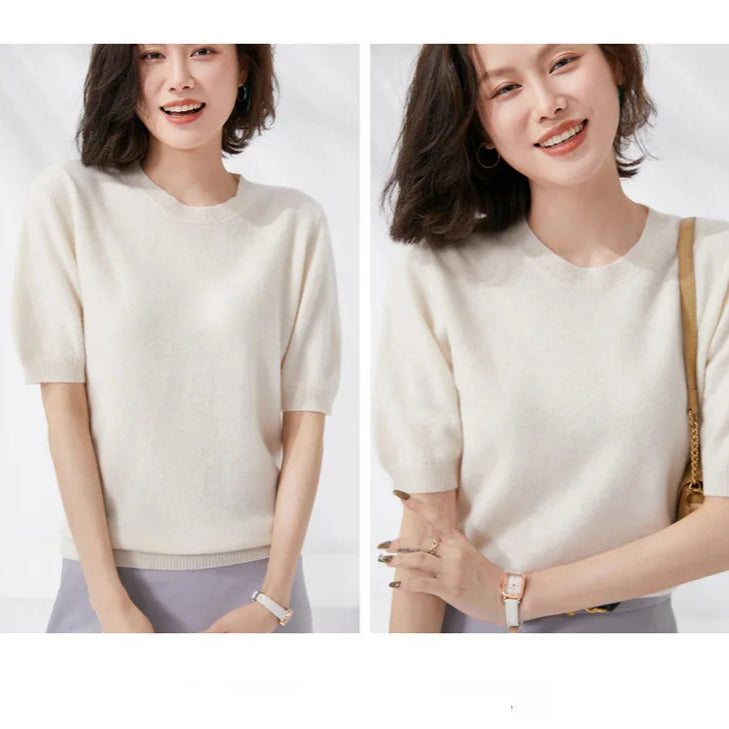 Top Classique Tricoté Femme – Plusieurs Couleurs