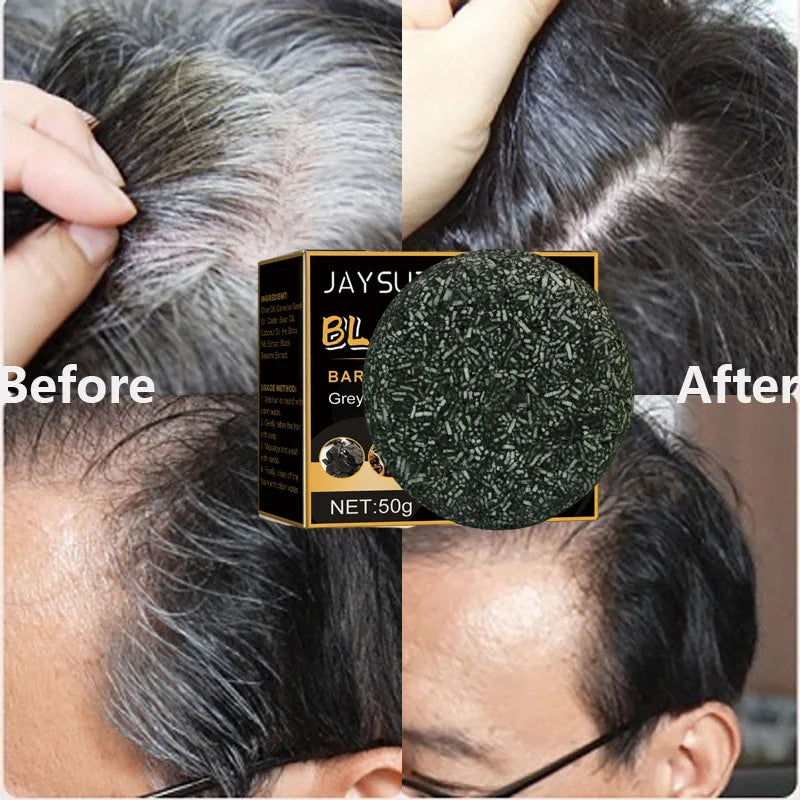 Shampoing Solide Pour Cheveux & Barbe Blancs