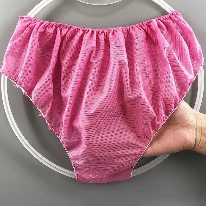 Lot de 50 Sous-Vêtements Jetables Hygiéniques pour Voyage & Spa