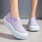 Slip-On en Maille Respirante à Large Semelle