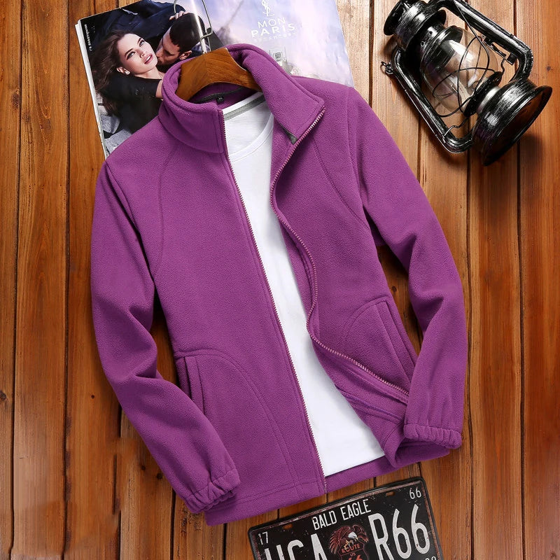 Gilet Polaire Chaud Zip pour Femme