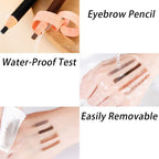 5x Crayons à sourcils longue tenue - Pas besoin de tailler
