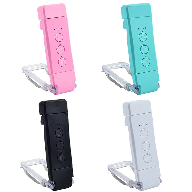 Mini Lampe à Clip de Lecture Portable - 3 Lumières + 5 Intensités